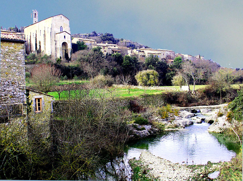 Vue générale de Lagorce