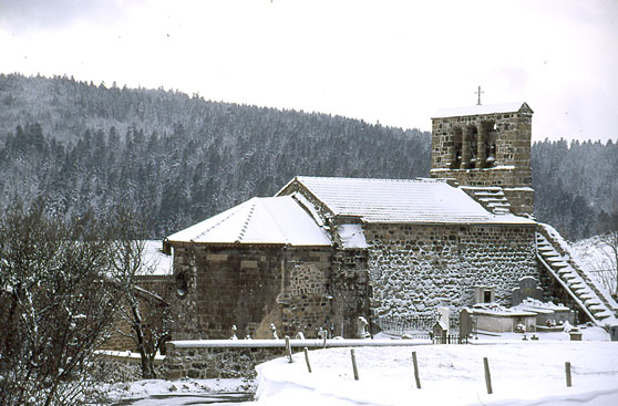 Église de Lavillatte vue du sud-est