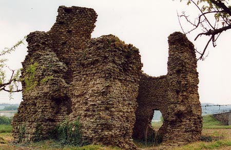 La Sarrasinière, murs nord et sud avec niches