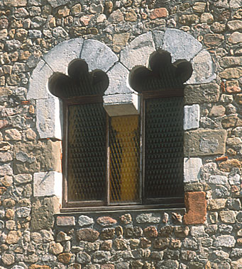 fenêtres de la façade occidentale