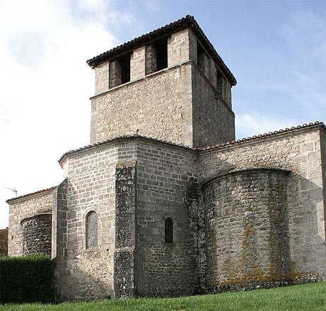 église Sainte-Marie de Veyrines : le chevet
