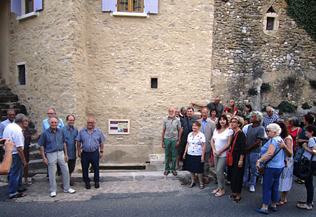 Inauguration de la fontaine restaure