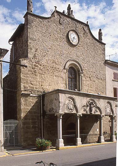 Faade ocidentale de l'église