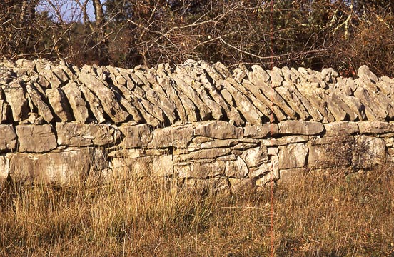 mur d'épierrement