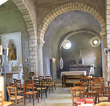 intérieur de l'église