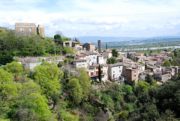 Le village de Charmes vu depuis Bellevue