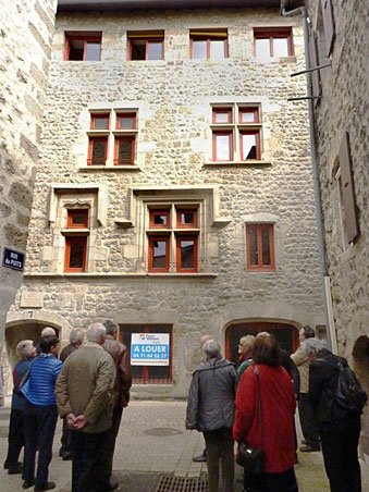 Façade du premier hôtel de ville