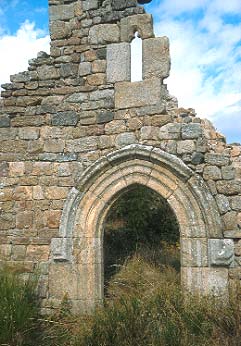 Concoules : Vestiges de la chapelle