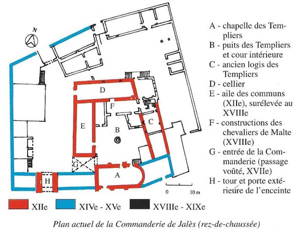 Plan de la commanderie