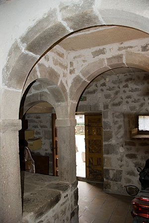 Château de Castrevieille - Départ de l'escalier