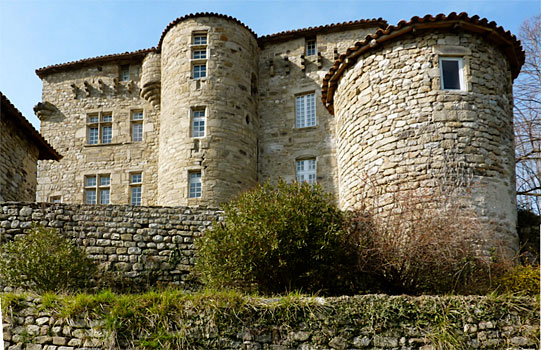 Château du Bruget - Façade méridionale
