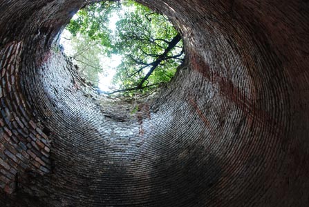 La Voulte-sur-Rhône : Intérieur d'un haut fourneau