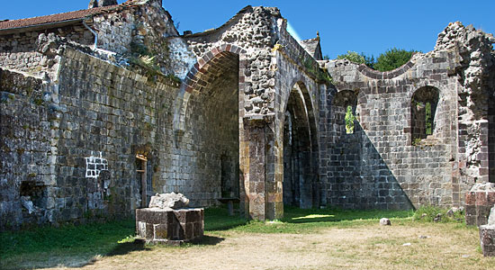 Abbaye de Mazan : collatéral sud