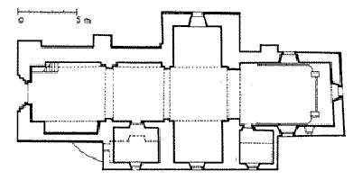 Plan de l'église actuelle