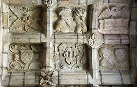 plafond de la chapelle des Senecterre