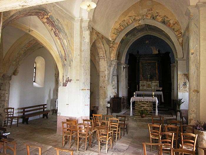 intérieur de l'église