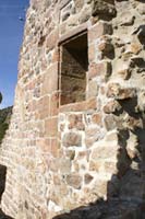 Château de Rochebonne - Vestiges des bâtiments de la partie occidentale