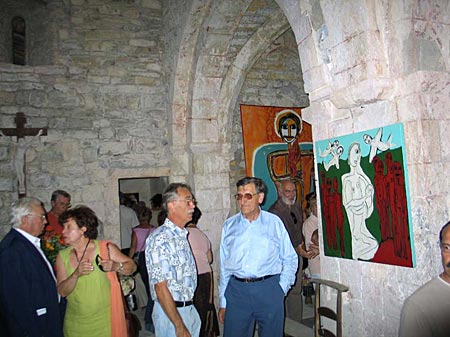 Rochecolombe : Inauguration des travaux de restauration du village médiéval