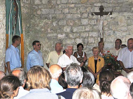 Rochecolombe : Inauguration des travaux de restauration du village médiéval