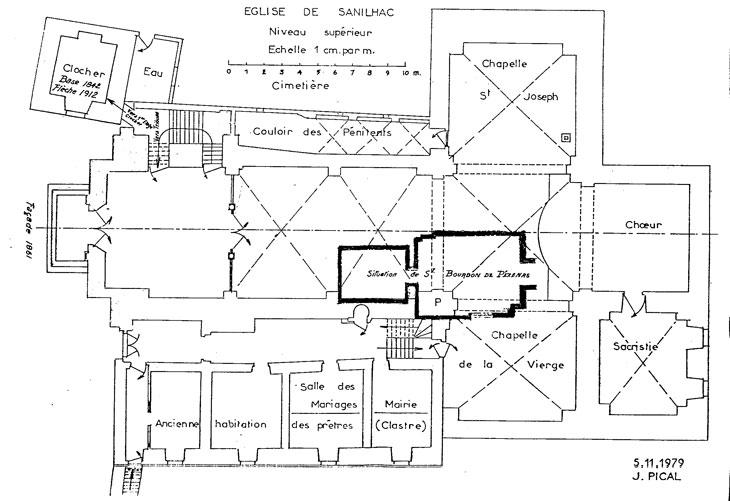 Plan de l'église