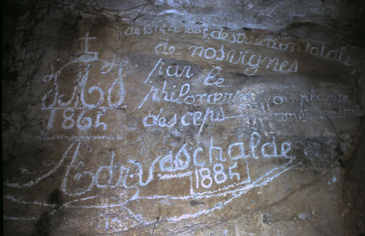 Texte gravé par Adrien Vaschalde