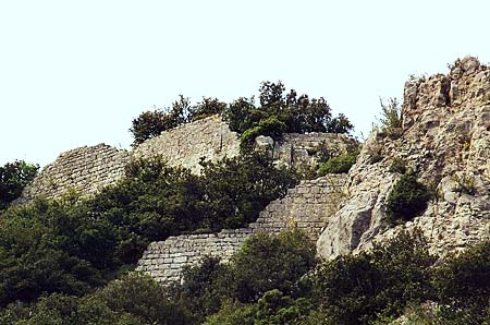Viviers : vestiges du château fort de l'Ourse